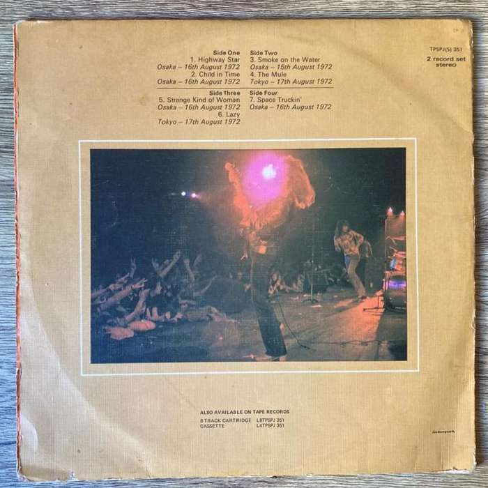 Deep Purple - Made In Japan 2xLP/Album (1972 SA press) VG-/VG-/VG-