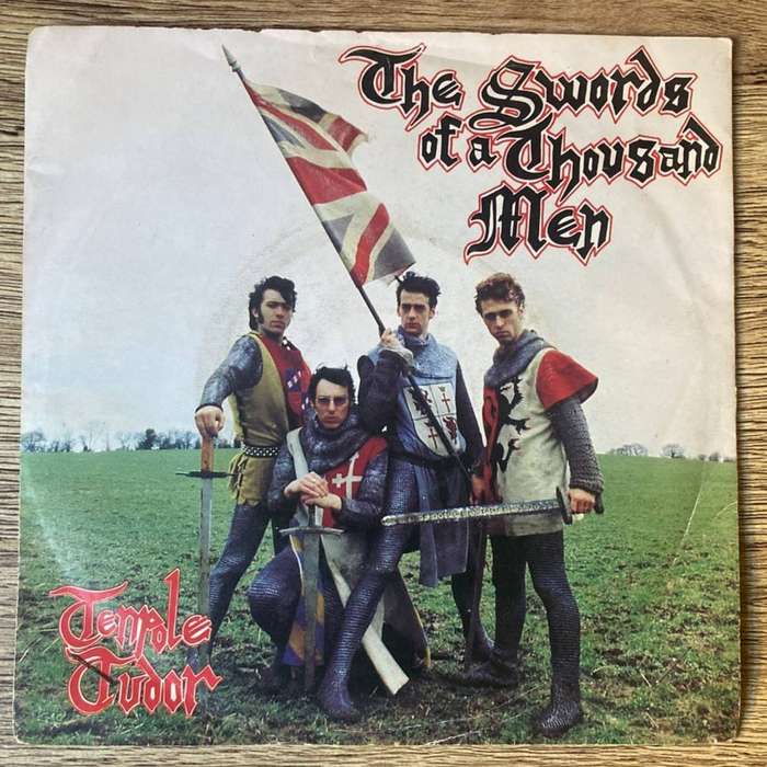 Tenpole Tudor - the Swords of a Thousand Men 7"/single (1981 UK import) VG+/VG