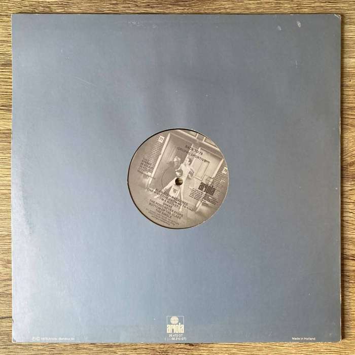 Gruppo Sportivo - Back To 78 LP/Album (1978 Dutch import) VG/VG+