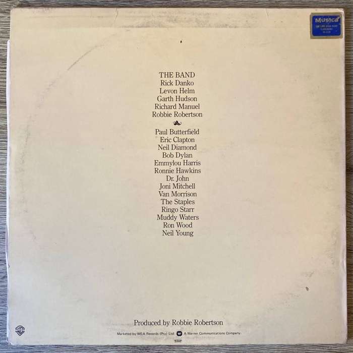 the Band - the Last Waltz 3xLP/Vinyl (1978 SA press) VG/VG/VG/VG