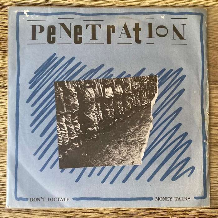 Penetration - Don't Dictate 7"/single (1977 UK import) VG/G+
