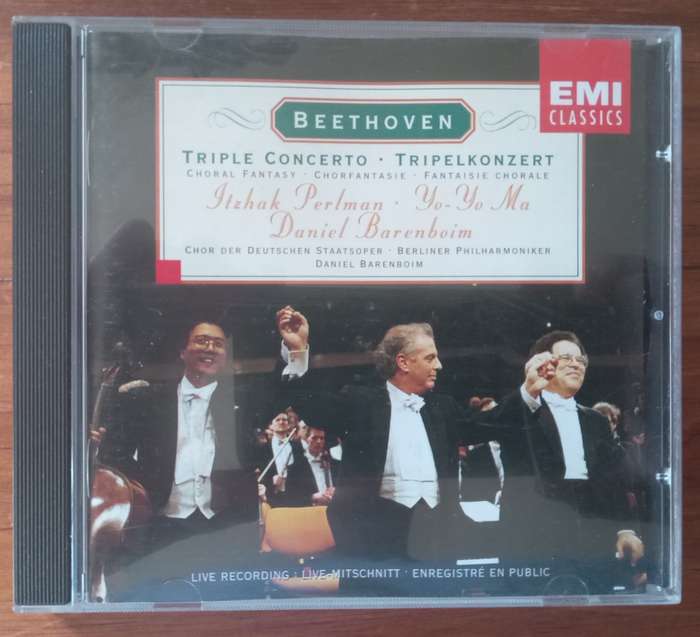 Beethoven: Triple Concerto, Choral Fantasy (Barenboim, Perlman, Ma)