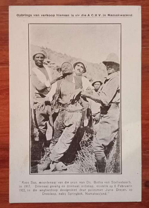 Scarce Koos Sas Postcard