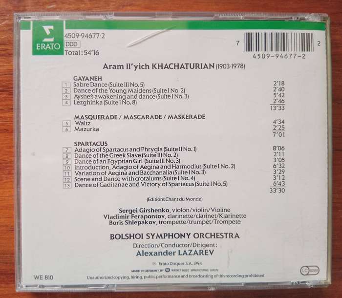Khachaturian: Selections from Ballets