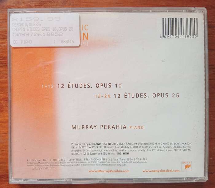 Chopin: Etudes (Perahia)