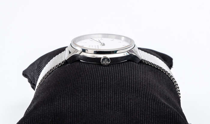 Ladies Mondaine Helvetica No1 Regular White MH1.R1210.SM *SWISS* *SAPPHIRE CRYSTAL*