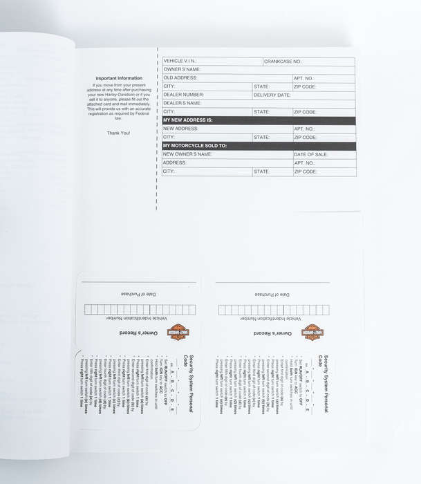 Harley-Davidson 2005 FLSTFSE Multi-Language International Owner Manual 99487-05i