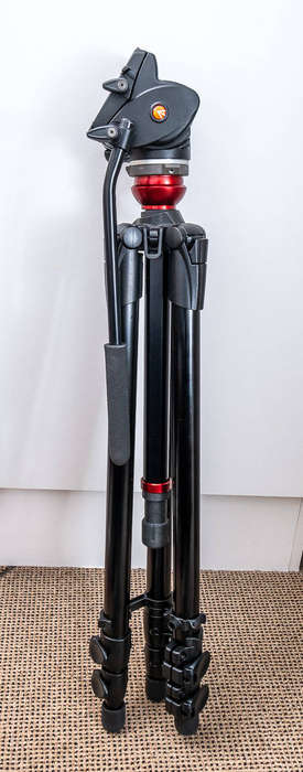 Manfrotto 745XB MDeVe 50mm Bowl Video Tripod with 701HDV Fluid Head & Bag