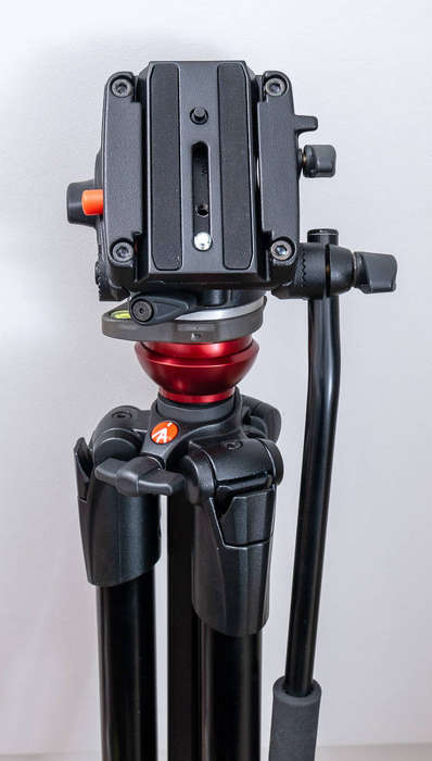 Manfrotto 745XB MDeVe 50mm Bowl Video Tripod with 701HDV Fluid Head & Bag