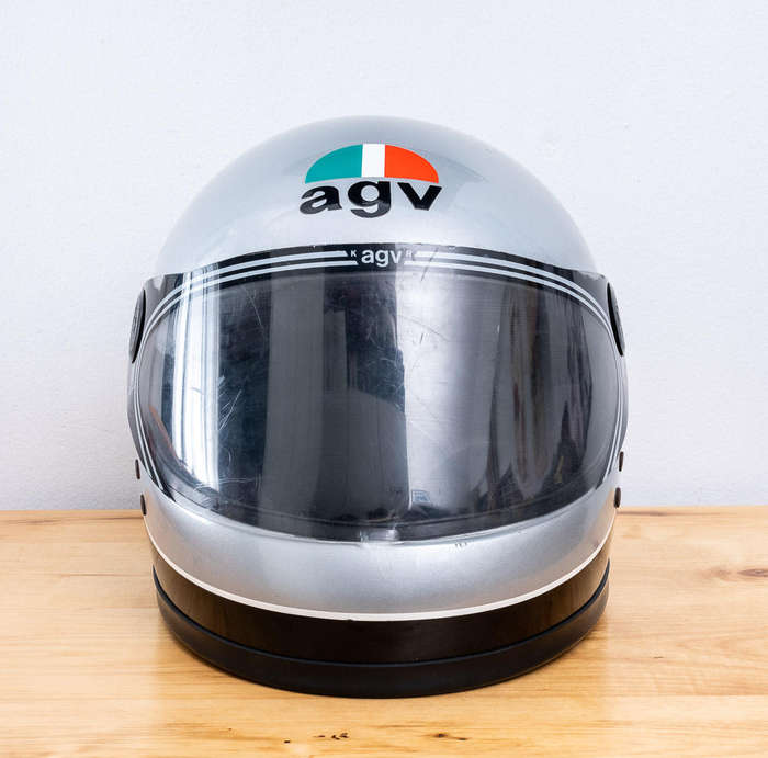 Vintage AGV KR-2000 Full Face Motorbike Helmet 1980s/90s - Made in Italy