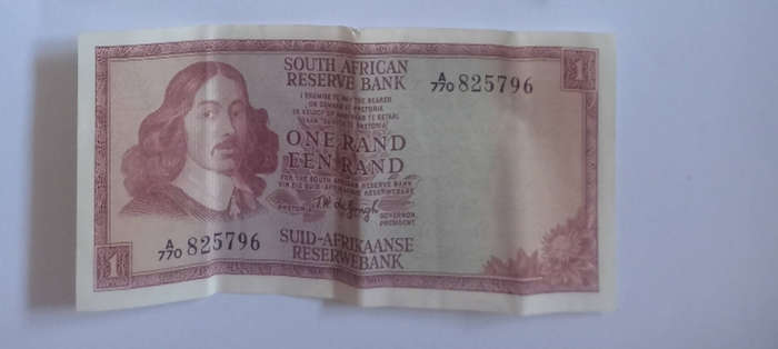 Old South African currency
