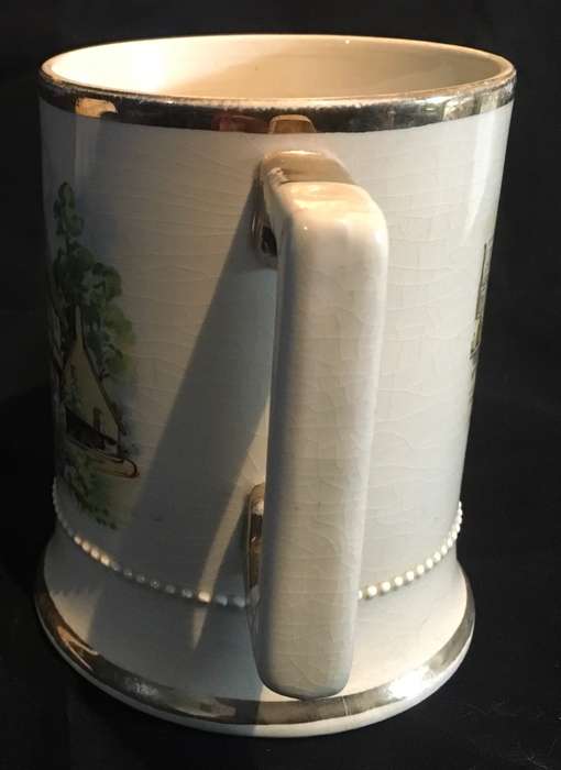 Antique Arthur Wood Tankard, The Swan Shropshire, England