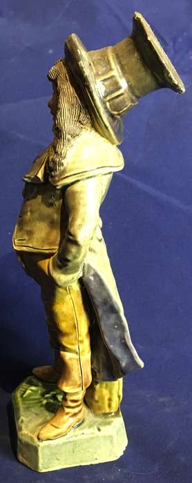 1930s Urbach Brothers Majolica Figurine - Austrian - male figurine