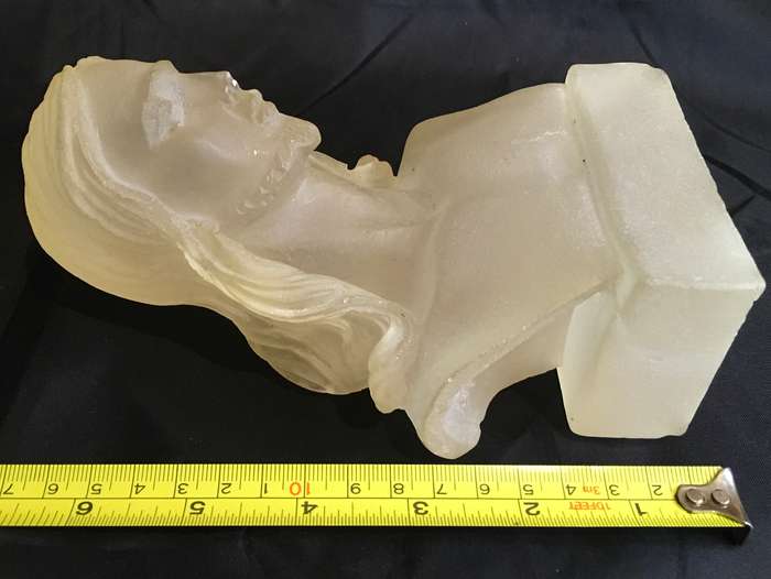Glass statue