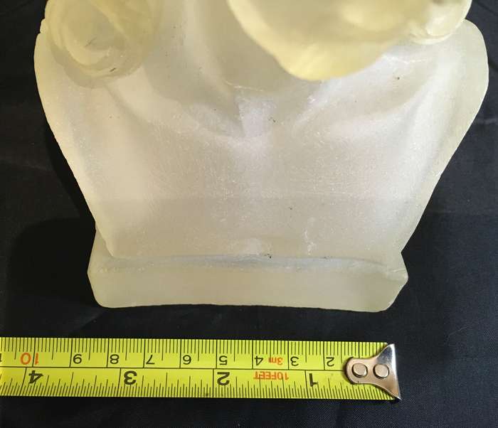 Glass statue