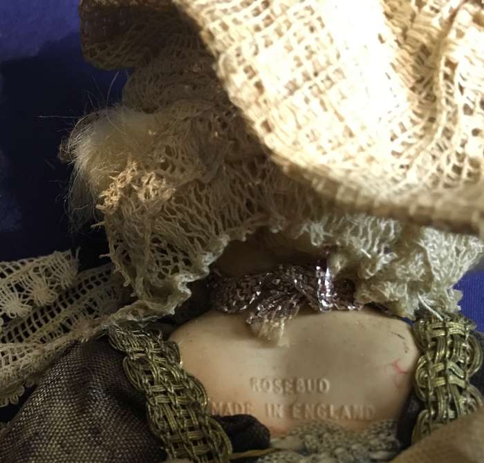 Rosebud 1950s doll with open and shut eyes - made in England