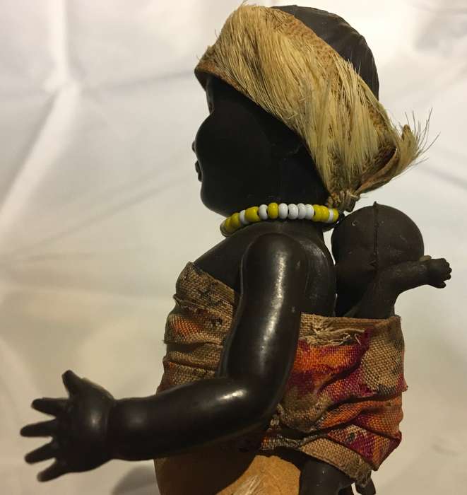 Vintage mother and baby doll