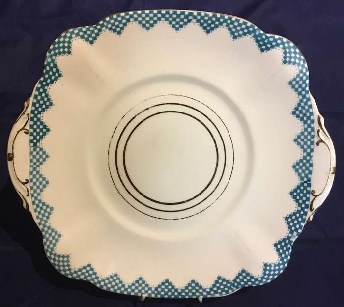 Royal Standard Art Deco bone china serving platter