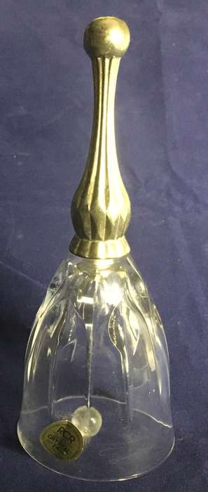 Royal Crystal Rock Lead Crystal Bell - Italian.