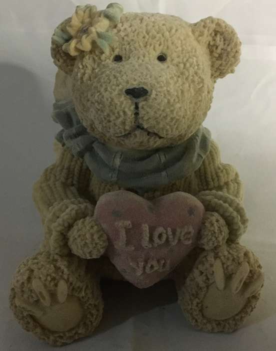 Bear - felt - I love you