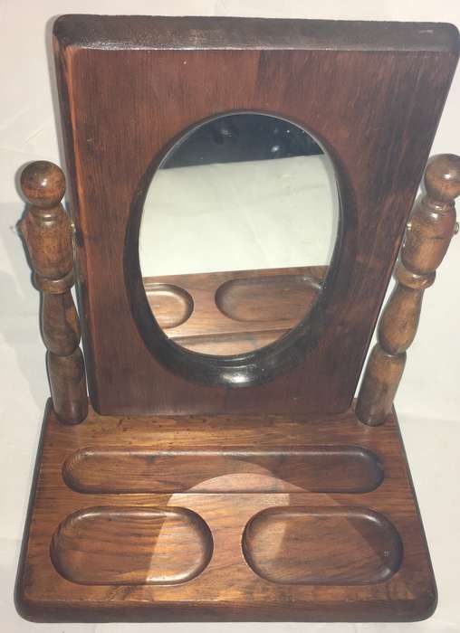 Antique shaving mirror