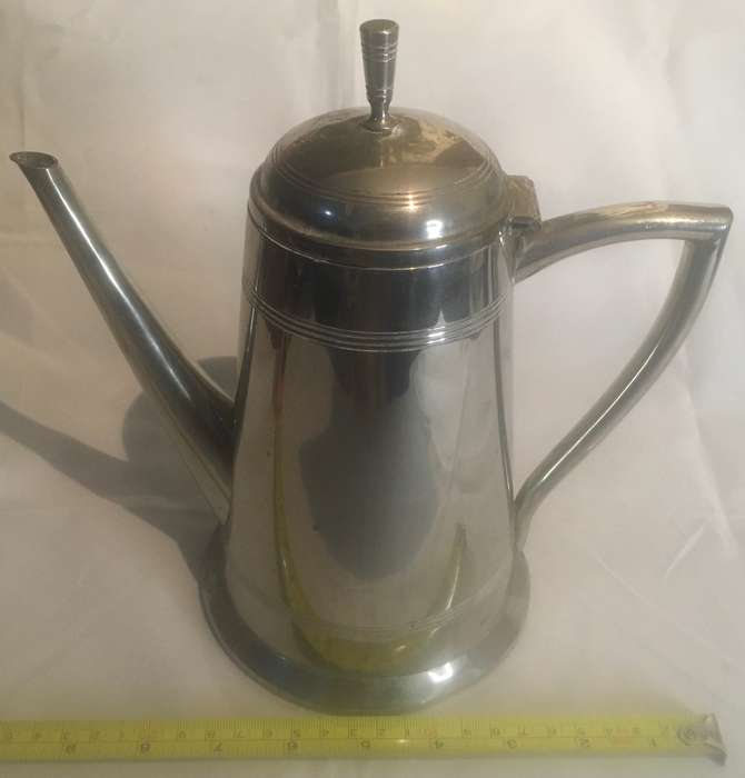 Silver plated coffee kettle