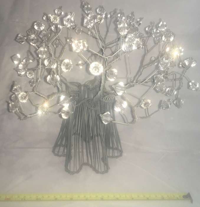 African art boab tree (wire and beads)
