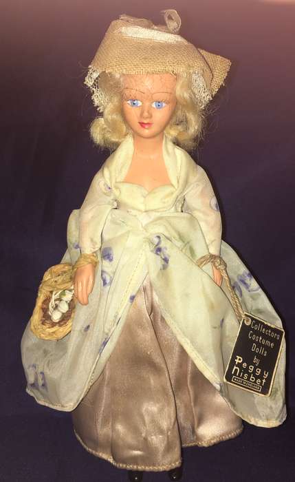 Peggy Nisbet Model National costumes N BR 309. Cries of Londen - Flower Girl