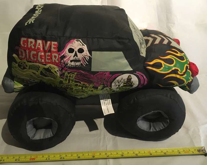 Grave Digger. Monster Jam 2005 Plush Stuffy. Signed by driver