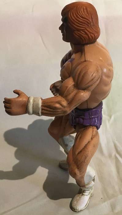 WWF Moto Ko Wrestler. Bootleg Tosfrit Sungold Galaxy Fighter Figurine. Vintage