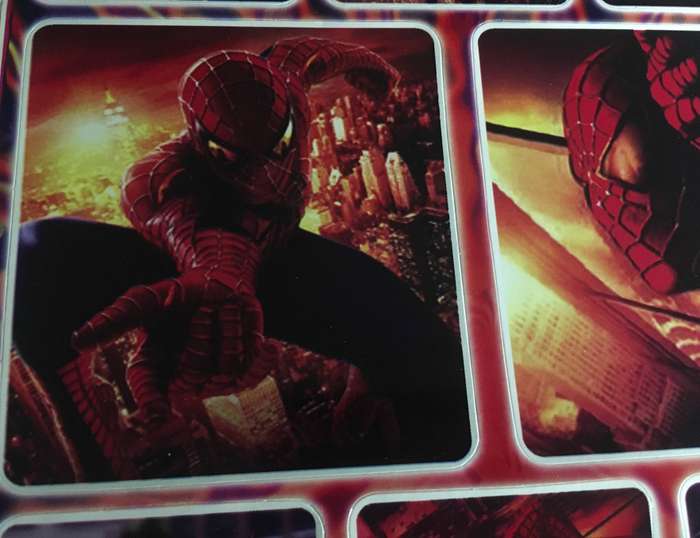 Spider Man and Green Goblin A4 sticker page