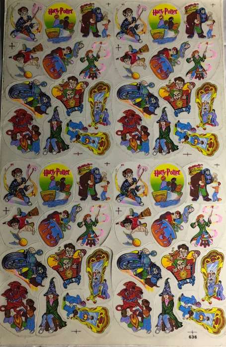 Harry Potter A4 Vintage Stickers. 638