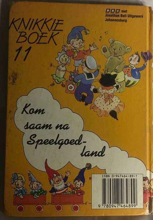 Knikkie not moet Kersvader. Knikkie borek 11. Enid Blyton. 1993