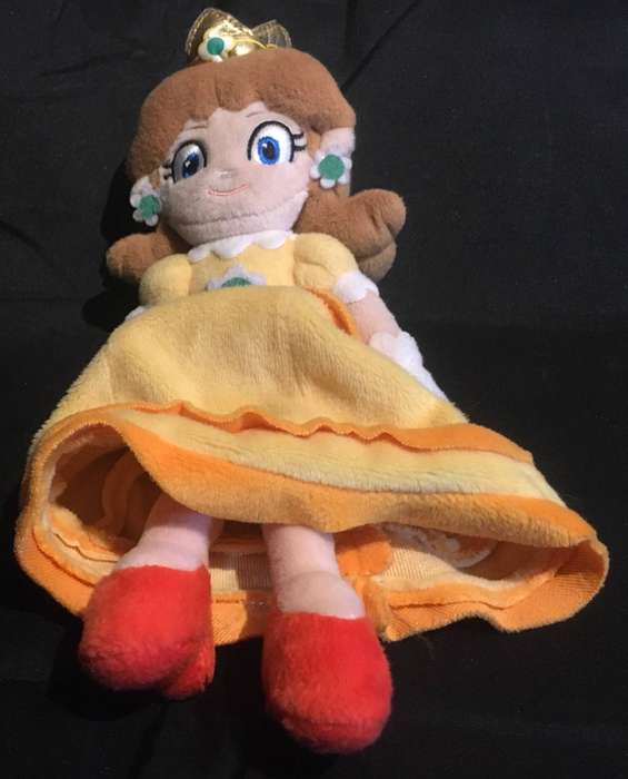 Princess Daisy plush toy from the Super Mario franchise