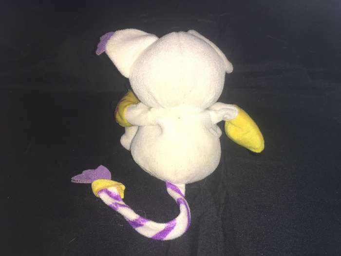 Vintage Digimon Rare Gomamon Beanie Plush Toy 6 BANDAI 1997 Video Game