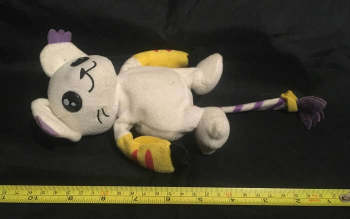 Vintage Digimon Rare Gomamon Beanie Plush Toy 6 BANDAI 1997 Video Game