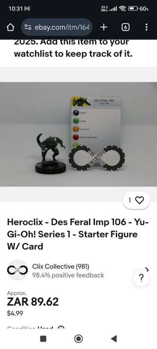 Yu-Gi-Oh Hero Clix figures for sale as a lot