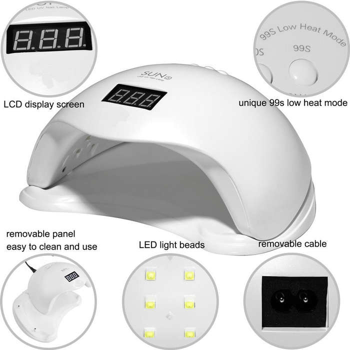 SUN 669 2 in 1 LED/UV Nail Lamp