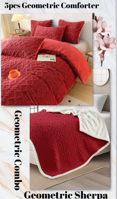 Geometric Winter Bedding Combo