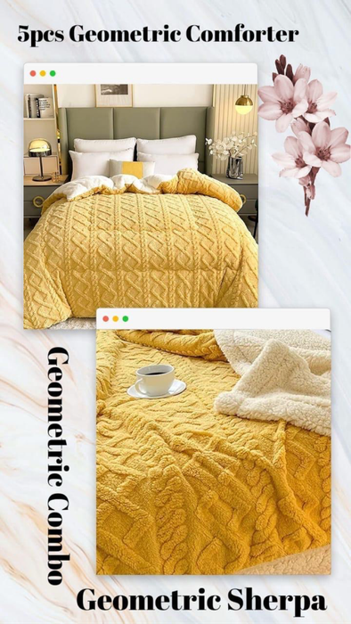 Geometric Winter Bedding Combo