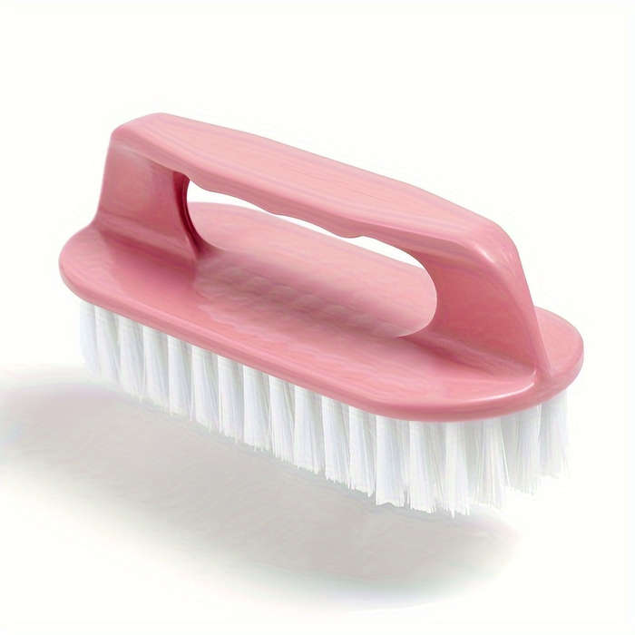 1pc Multi-Functional 3-Sided Soft Bristle Laundry Brush With Long Handle