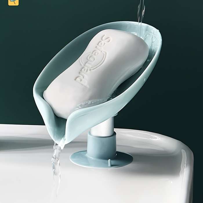 Elegant For Lotus Leaf Soap Dish - Self-Draining