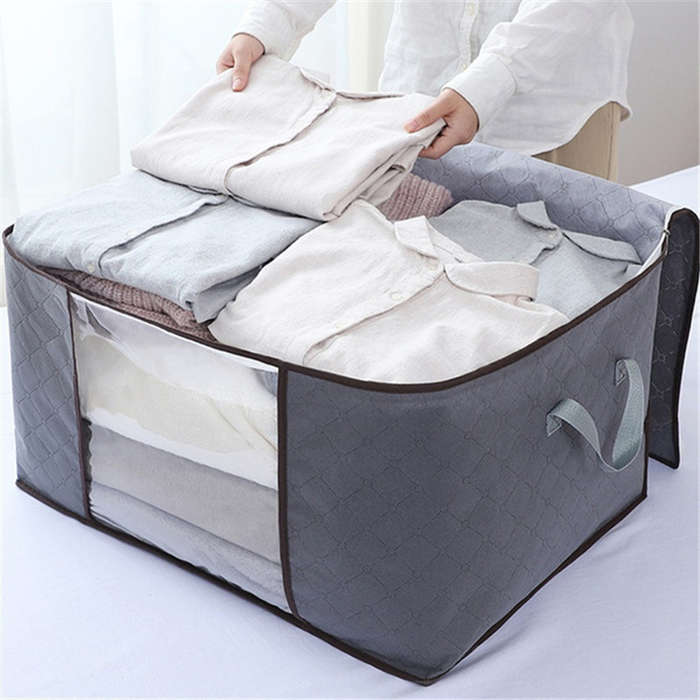 Large Capacity Storage Box, Zipper Portable Organizer