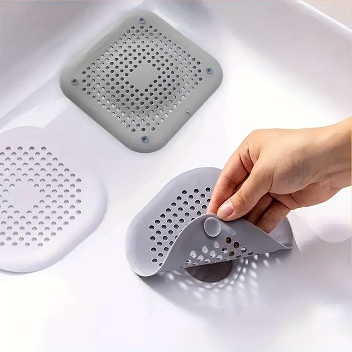 1pc Silicone Hair Catcher Drain Strainer
