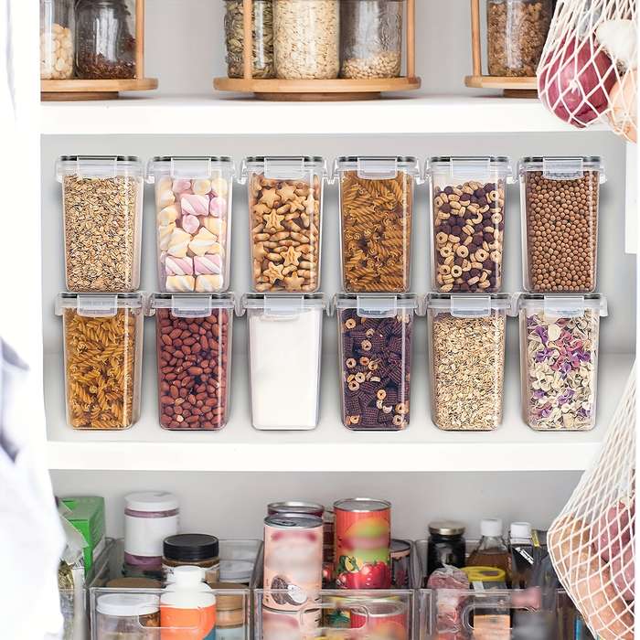 2/6pcs Storage Containers, Multipurpose Airtight Food Storage Containers With Lid