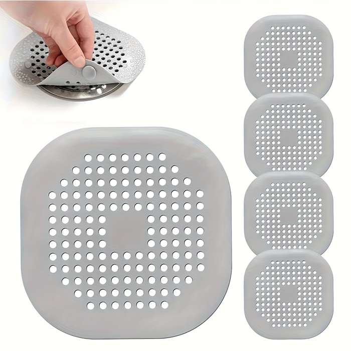 1pc Silicone Hair Catcher Drain Strainer