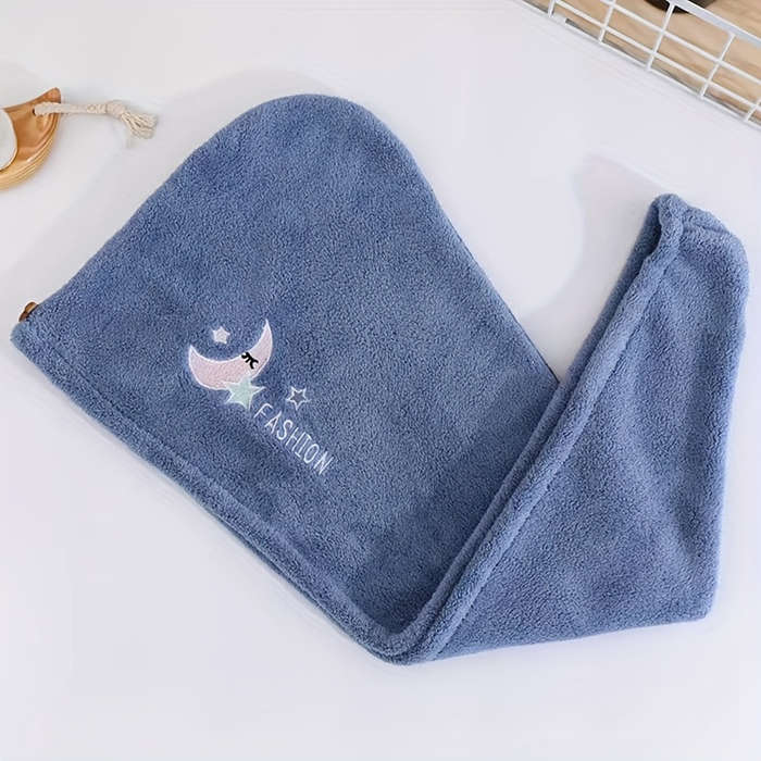 Ultra-Soft Microfiber Hair Towel Wrap - Quick Dry, Super Absorbent
