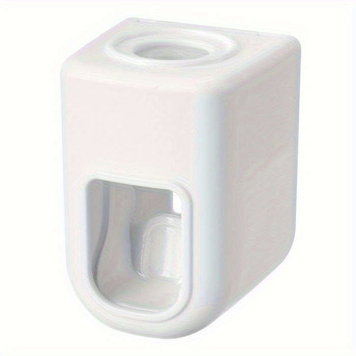Easy-Install Wall-Mounted Toothpaste Dispenser & Brush Holder