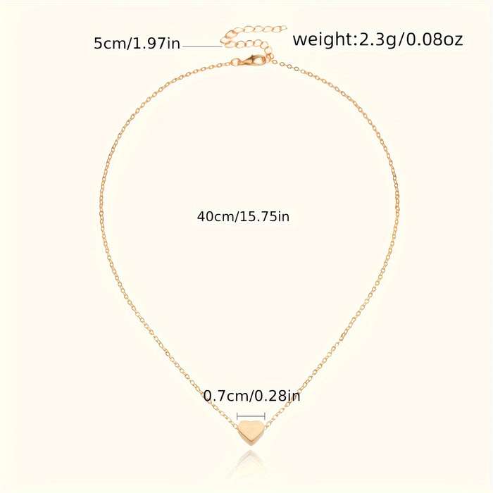 A Vintage Heart-Shaped Pendant Necklace