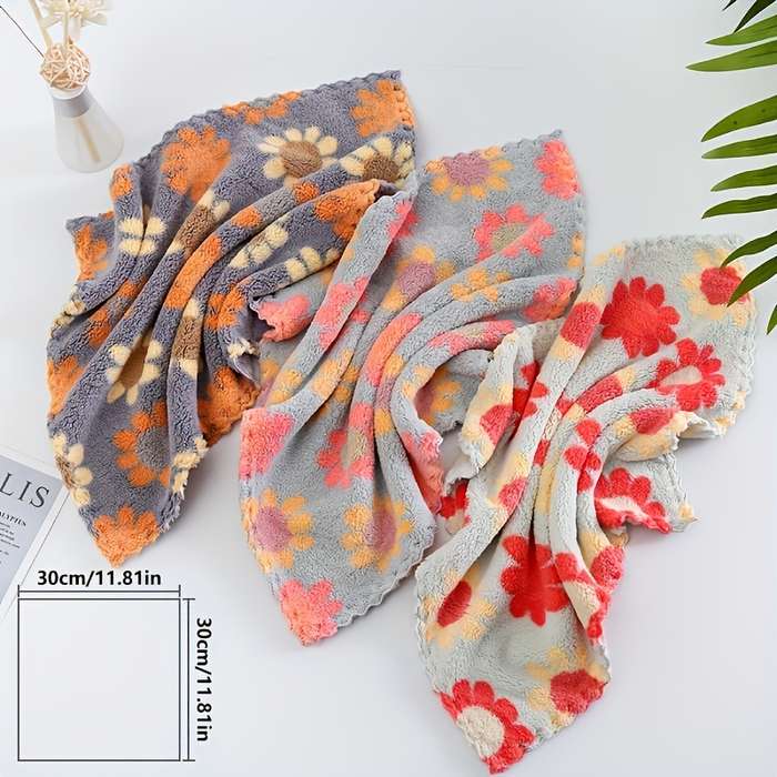 Bohemian Floral Towel Set Of 6